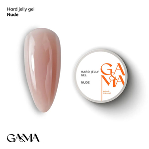 Гель для наращивания моделирующий GaMa Hard Jelly Gel Nude 15 мл, Объем: 15 мл, Цвет: Nude
