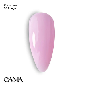 Камуфлирующая база GaMa Cover Base №026 Rouge 15 мл, Объем: 15 мл, Цвет: 026