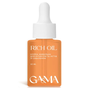 Масло питательное GaMa Rich Oil со скваленом 10 мл, Объем: 10 мл
