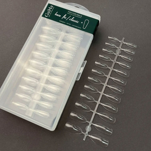 Гелевые типсы для наращивания GaMa Овал 240 шт