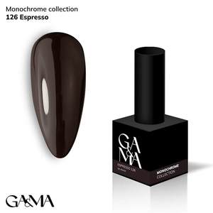 Гель-лак GaMa Gel Polish Monochrome collection №126 Espresso 10 мл, Объем: 10 мл
, Цвет: 126