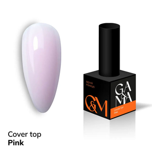 Камуфлирующий топ GaMa Cover Top Pink 10 мл, Объем: 10 мл
, Цвет: Pink