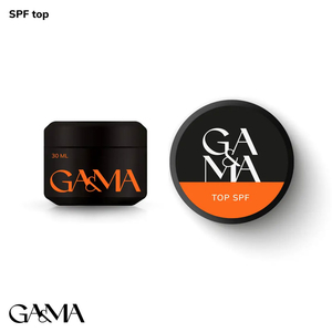 Топ для гель-лака без ЛС GaMa SPF Top 30 мл, Объем: 30 мл