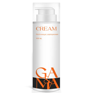 Крем для рук и стоп увлажняющий с мочевиной Клубника со сливками GaMa 100 мл, Объем: 100 мл, Аромат: Клубника со сливками