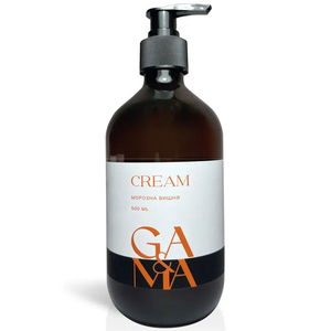 Крем для рук и стоп увлажняющий с мочевиной Морозная вишня GaMa 500 мл, Объем: 500 мл, Аромат: Морозная вишня