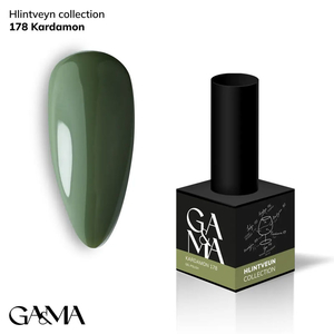 Гель-лак GaMa Gel ​Polish Hlintveyn collection 178 kardamon 10 мл, Цвет: 178
