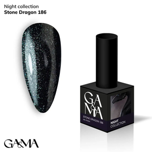 Гель-лак GaMa Gel ​Polish Night collection 186 Stone dragon 10 мл, Цвет: 186