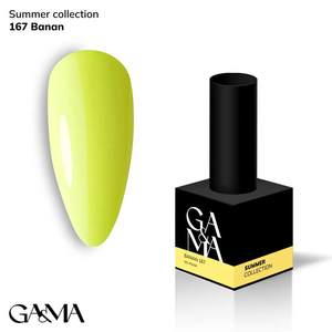 Гель-лак GaMa Gel ​Polish Summer collection 167 Banan 10 мл, Цвет: 167