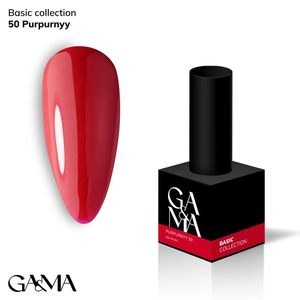Гель-лак GaMa Gel ​Polish Basic collection 050 purpurnyy 10 мл, Цвет: 050