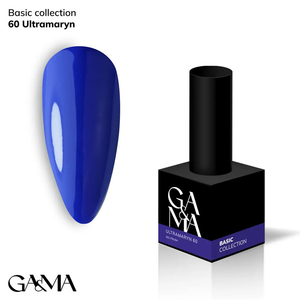 Гель-лак GaMa Gel ​Polish Basic collection 060 ultramaryn 10 мл, Цвет: 060