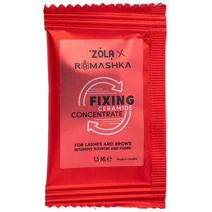 Концентрат фиксатор для бровей и ресниц в саше ZOLA Fixing Ceramide Concentrate Romashka 1.5 мл