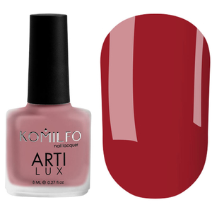 Лак для ногтей Komilfo ArtiLux Lady in Red 004 8 мл, Цвет: 004
