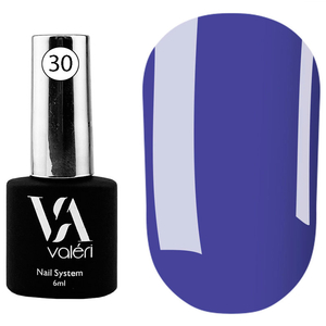Valeri French base №030 (васильковый), 6 мл, Объем: 6 мл, Цвет: 030