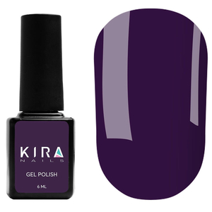 Гель-лак Kira Nails №157 (темно-фиолетовый, эмаль), 6 мл
