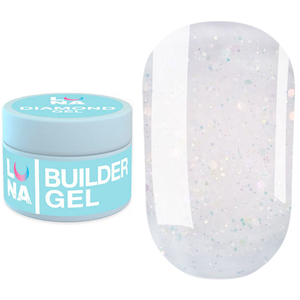 Гель для наращивания LUNA Diamond Gel №1 15 мл, Объем: 15 мл, Цвет: №1