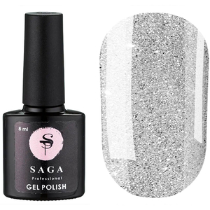 Гель-лак светоотражающий SAGA Fiery Gel №01, 8 мл, Цвет: 01