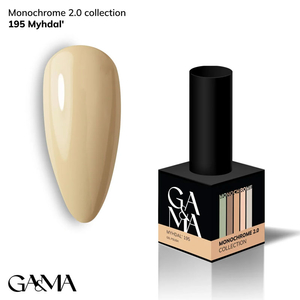 Гель-лак GaMa Gel Polish Monochrome collection 195 Myhdal' 10 мл, Объем: 10 мл
, Цвет: 195