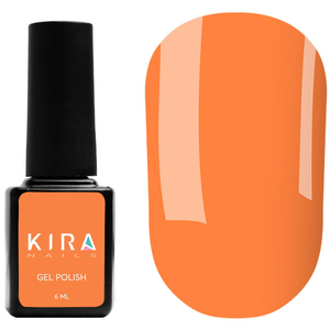 Гель-лак Kira Nails №021 (оранжевый, эмаль), 6 мл