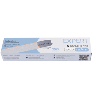Сменные файлы белые papmAm для прямой пилы 150 грит STALEKS PRO EXPERT 22 50 шт DFCE-22-150w, Форма: Прямая, Вид: Бесклеевые сменные файлы (pap mAm), Серия: EXPERT
, Слой: без пенного слоя, Абразивность: 150
