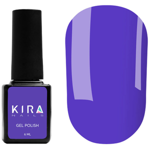 Гель-лак Kira Nails №156 (ярко-синий, эмаль), 6 мл