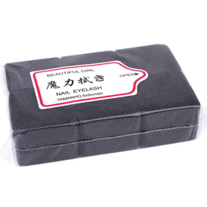 Безворсовые перфорированные салфетки Beautiful girl Black 300 шт, Цвет: Black