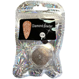 Светоотражающая втирка Diamond Powder для дизайна ногтей №3, Цвет: 3