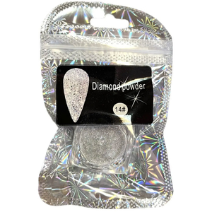 Светоотражающая втирка Diamond Powder для дизайна ногтей №14, Цвет: 14