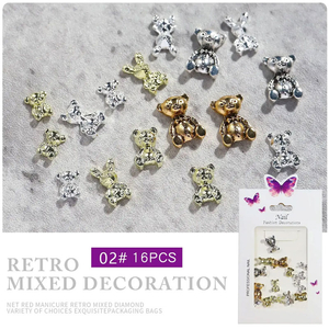 Набор 3D фигурок в форме мишек №2, Размер: №2