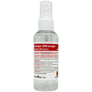 Бланидас 2000 экспресс - средство для дезинфекции рук, кожи и приборов, 60 мл, Объем: 60 мл