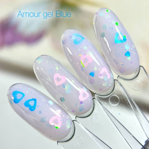 Гель для наращивания DANNY Amour gel blue 15 мл, Цвет: Blue