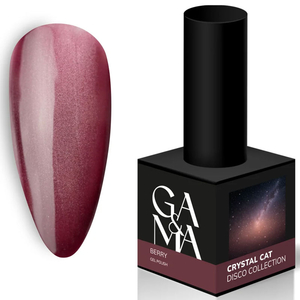 Гель-лак GA&MA Crystal Cat Berry / Кристалл Кет Бері 10 мл, Цвет: Berry