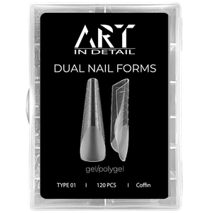 Многоразовые верхние формы ART Dual Nail Forms, Type 01, Размер: 01