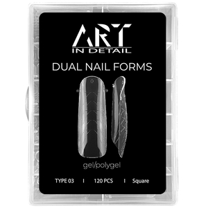 Многоразовые верхние формы ART Dual Nail Forms, Type 03, Размер: 03