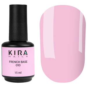Kira Nails French Base 010 15 мл, Объем: 15 мл, Цвет: 010