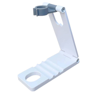 Подставка для LED+UV фонарика для сушки гель лака пластиковая с силиконовым держателем