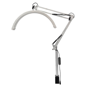 Лампа настольная бестеневая на струбцине, White, Цвет: White