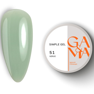 Гель для укрепления и наращивания GA&MA Simple Gel №051 Verve 15 мл, Объем: 15 мл, Цвет: 051