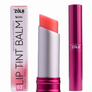Оттеночный бальзам для губ ZOLA Lip Tint Balm 02 Peach Natural, Цвет: 02