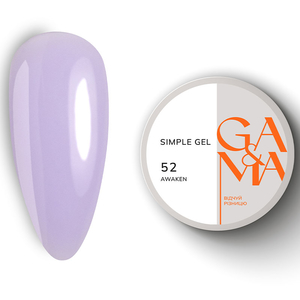 Гель для укрепления и наращивания GA&MA Simple Gel №052 Awaken 15 мл, Объем: 15 мл, Цвет: 052