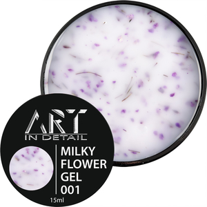 ART Builder Gel Milky Flower №001, 15 мл, Цвет: 001