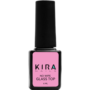 Закрепитель для гель-лака БЕЗ липкого слоя Kira Nails No Wipe Top Coat 6 мл, Объем: 6 мл