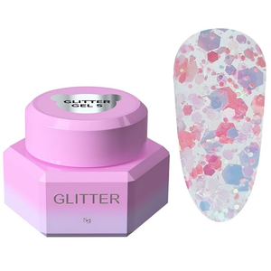 Блесточки для ногтей You Are Cute Glitter Gel №5 5 мл, Цвет: 5