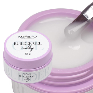 Гель для наращивания Komilfo Builder Gel Milky 15 г, Объем: 15 г, Цвет: Milky