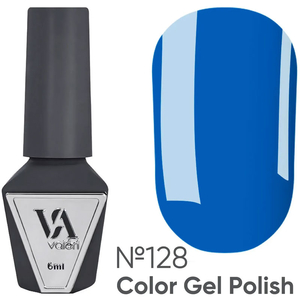 Гель-лак Valeri №128 (голубой, эмаль), 6 мл