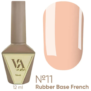 Valeri French base №011 (светло-бежевый, эмаль), 12 мл, Объем: 12 мл, Цвет: 011