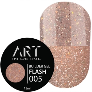 ART Builder Gel FLASH №005, 15 мл, Цвет: 005