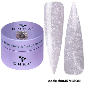 Гель для нарощування DNKa Builder Gel №0035 Vision 15 мл, Об`єм: 15 мл
, Колір: 0035