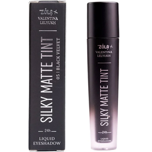 Жидкие тени для век ZOLA x Valentina Lelyukh Silky Matte Tint 05 Black Velvet, Цвет: 05
