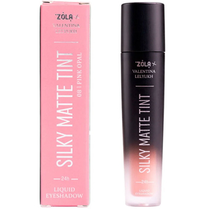 Жидкие тени для век ZOLA x Valentina Lelyukh Silky Matte Tint 08 Pink Opal, Цвет: 08
