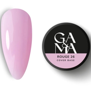 Камуфлирующая база GaMa Cover Base №026 Rouge 30 мл, Объем: 30 мл, Цвет: 026